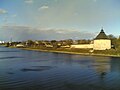 The Velikaya in the city of Pskov, near Pskov Krom