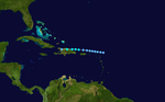 1931 Atlantic tropical storm 5 track.png