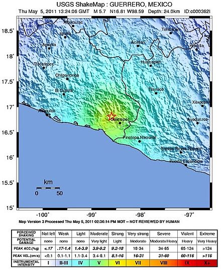 Image result for 1937 Orizaba earthquake
