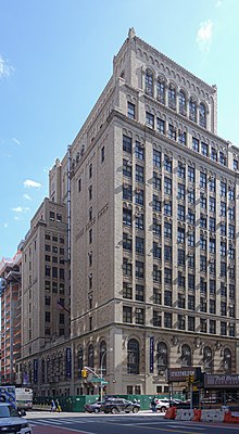 The original building on 23rd Street, known as the Lawrence and Eris Field Building, is still in use today. 23rd St Lex Av 04 - Baruch College.jpg