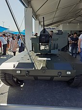 Turkey's unmanned ground vehicle UKAP ASELSAN 0-IKA 2 Insansiz Kara Araci, Teknofest 2019.jpg