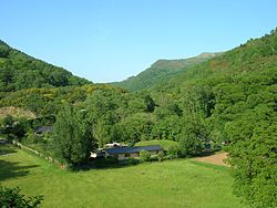 Camping site in Esperante, Folgoso do Courel.