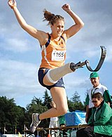 Annette Roozen vid tävling 2006 i Assen.