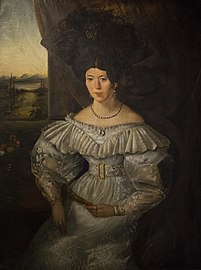 Amadeo Gras. Bernardina Fragoso de Rivera, c. 1833.