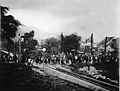 Peresmian jalur kereta api di Padang Panjang tahun 1895