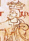 1200-talsmålning av kung Knut