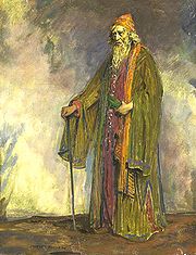Sir Herbert Beerbohm Tree as Shylock, painted by Charles Buchel (1895-1935).