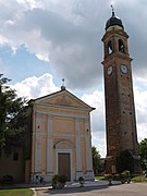 La chiesa di San Martino Vescovo a Barco (frazione di Pravisdomini).