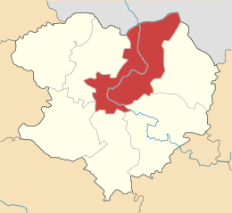 Distret de Čuhuïv - Localizazion