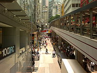 A view of Cochrane Street in Hong Kong