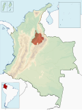 Miniatura para Geografía de Santander (Colombia)