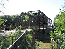 1916 Cottonwood River Pratt Truss Bridge west of Cedar Point (2012)
