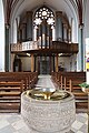 Prospekt der Führer-Orgel St. Viktor Damme aus dem Kirchenschiff gesehen