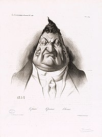 Karikatur von König Louis Philippe von Honoré Daumier (1834)