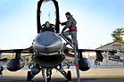 File:Defense.gov News Photo 120131-F-CJ989-907 - Capt. Jason Blodzinski a 77th Fighter Squadron pilot talks with his crew chief Senior Airman Frank Brown also with the 77th Fighter Squadron.jpg