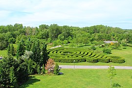 The arboretum and the garden maze