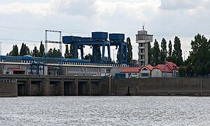 Wasserkraftwerk auf der westlichen Seite