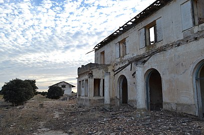 Estación de Mudela, antigua estación ferroviaria de Villatobas.