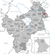 Lage der Gemeinde Fichtelberg im Landkreis Bayreuth