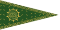 flag under Hyder Ali and Tipu Sultan (1761-1799)