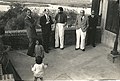 Gautam Sarabhai wearing half shirt and tie, third from the left standing next to his father Ambalal Sarabhai