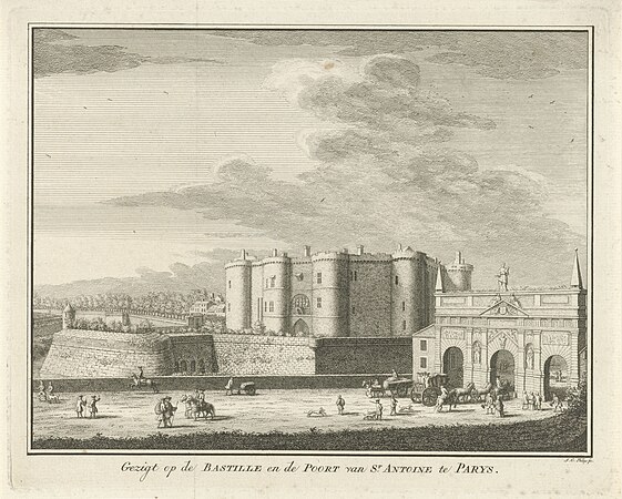 La porte Saint-Antoine et la Bastille au XVIIIe siècle