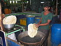 Deep fried papad at an expo in Guntur.