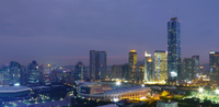 Guangzhou noční panorama