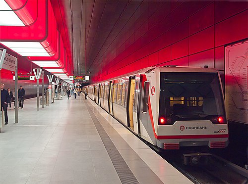 HafenCity U-Bahn Hamburg U4.