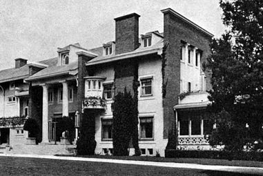 Harry Rubens Estate, Glencoe, Illinois, 1903, demolished