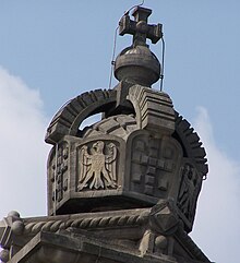 Model on the roof of the Reichstag Building Imp. Crown Berlin.jpg