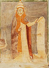 Innocent VI, fresque de la chartreuse Notre-Dame-du-Val-de-Bénédiction à Villeneuve-lès-Avignon.