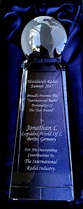 International Radio Personality Of The Year Award 2017