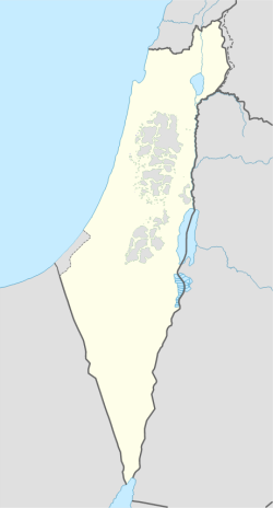 Гамла. Карта розташування: Ізраїль