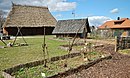 Reconstructed buildings from the Celtic village at Hochdorf