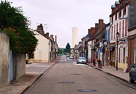 The main road in La Bussière