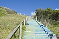 Escalera a la playa, La Pedrera, Rocha, Uruguay.