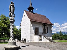 Liebfrauenkapelle & Mariensäule - Stadtpfarrkirche-Schlossgasse 2011-07-02 14-51-50 ShiftN3.jpg