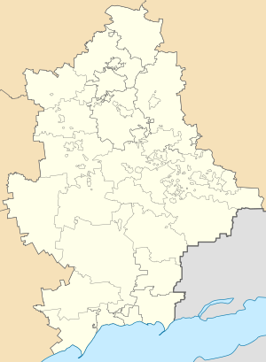 Донецкая область, карте