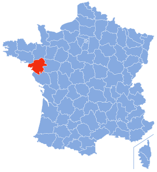 Position de la Loire-Atlantique en France