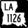 Louisiana Highway 1126 marker