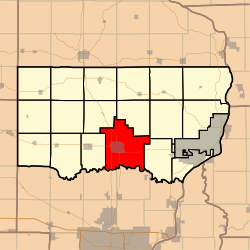 Location in Clinton County