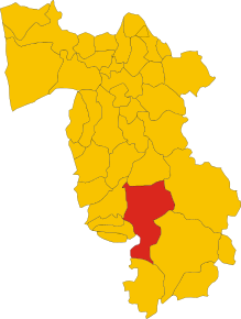 Localizarea Montecatini Val di Cecina în Provincia Pisa