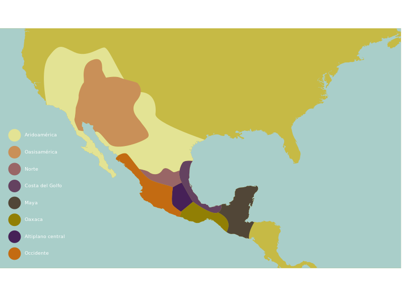Archivo: Mapa Mesoamérica Aridoamérica Oasisamérica.svg
