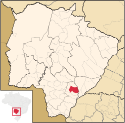 Location in Mato Grosso do Sul state