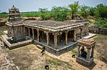 Muchukundesvara Temple And The Tank In Front Of It