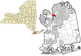 موقعیت گلن‌وود لندینگ، نیویورک در نقشه