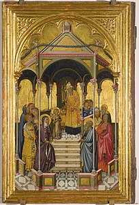 Présentation de la Vierge au Temple, musée des Offices, Florence.