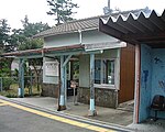 駅舎（構内側、2007年2月）