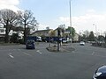 Crossroads of four differently named roads: Sudbury Hill, Sudbury Court Drive, Harrow Road, Greenford Road